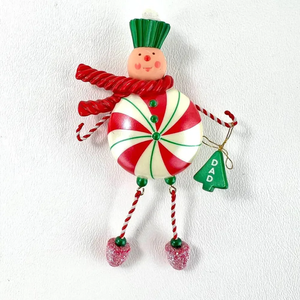Hallmark Keepsake Ornaments Candy Mom Candy Dad 2008 Boxed Two Ornaments